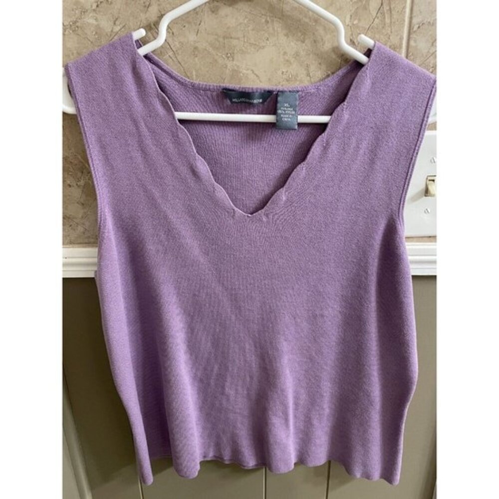 Hillary And Hanson Lavender Sleeveless Top Women’s Size XL‎